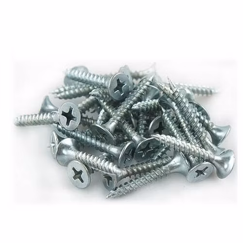 Vis pour cloisons sèches phosphatées noires en acier Hardend C1022 de 3,5*25 mm